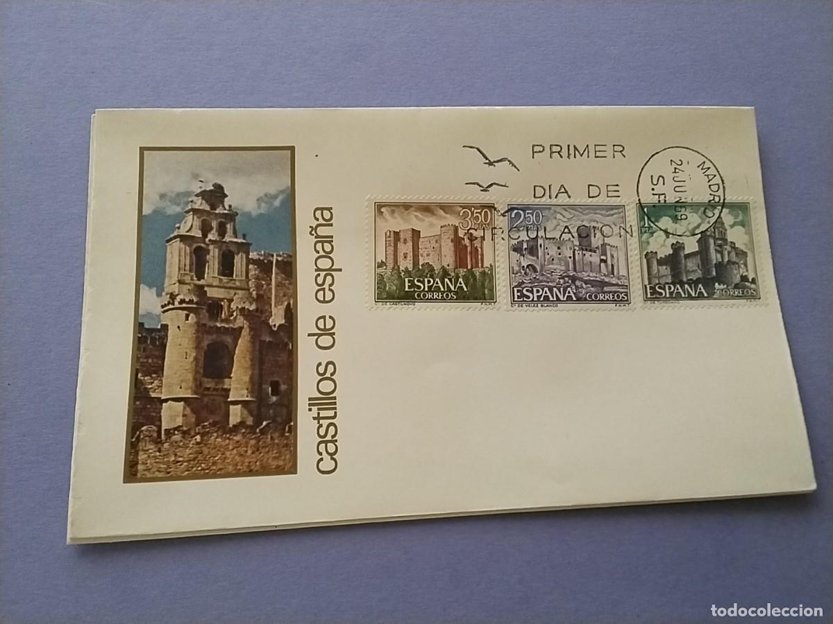 Sellos: Sobres primer dia Espa&ntilde;a Castillos