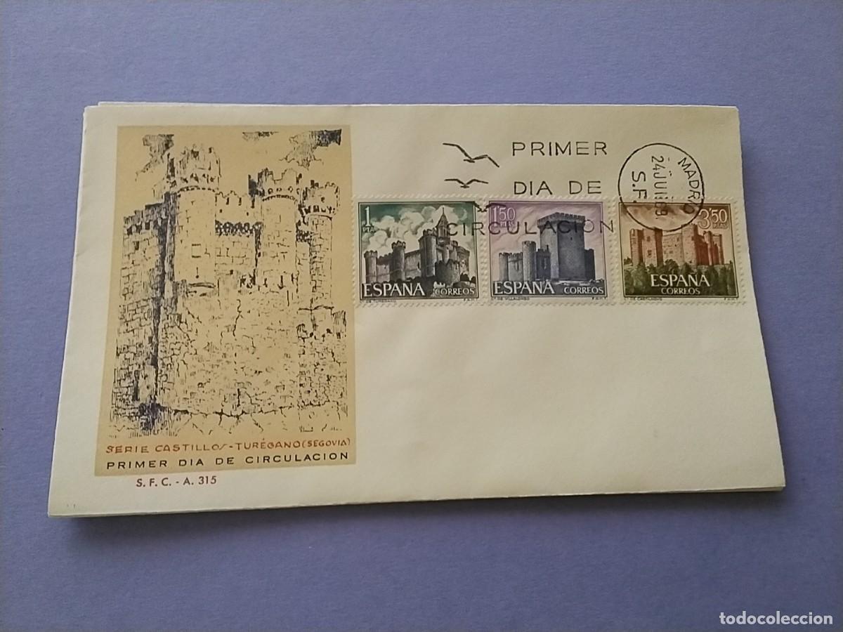 Sellos: Sobres primer dia Espa&ntilde;a Castillos