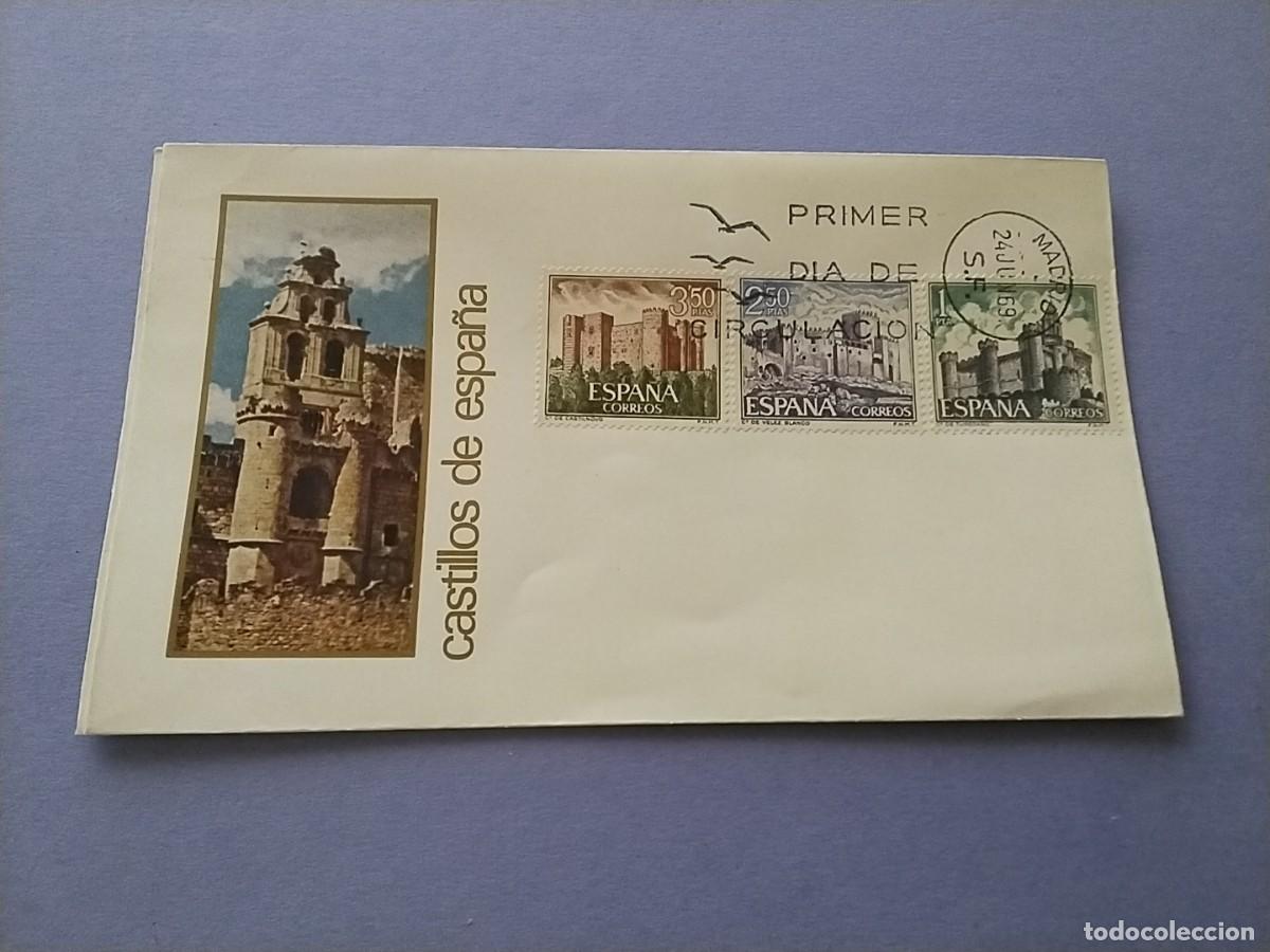 Sellos: Sobres primer dia Espa&ntilde;a Castillos