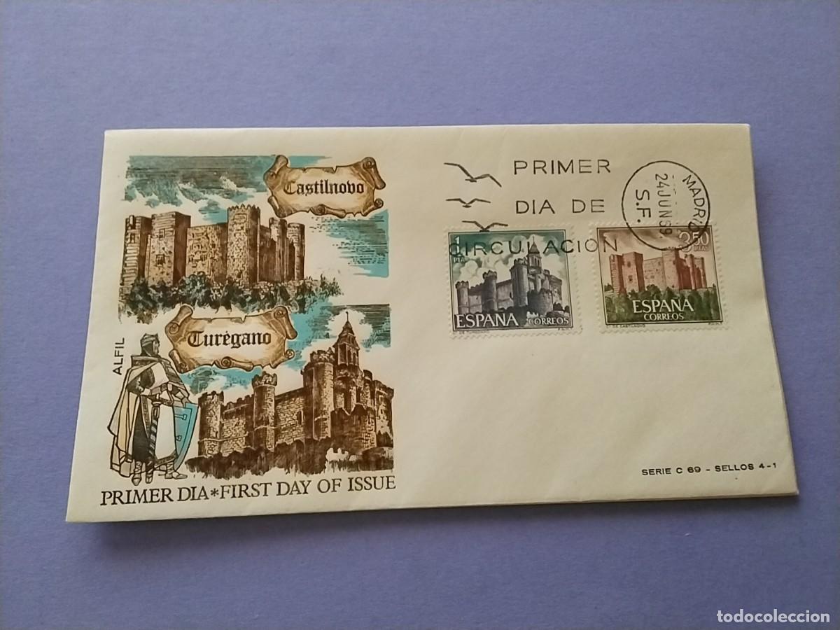Sellos: Sobres primer dia Espa&ntilde;a Castillos
