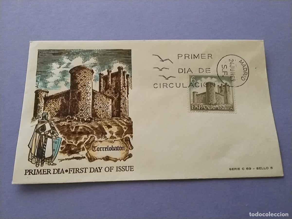 Sellos: Sobres primer dia Espa&ntilde;a Castillos
