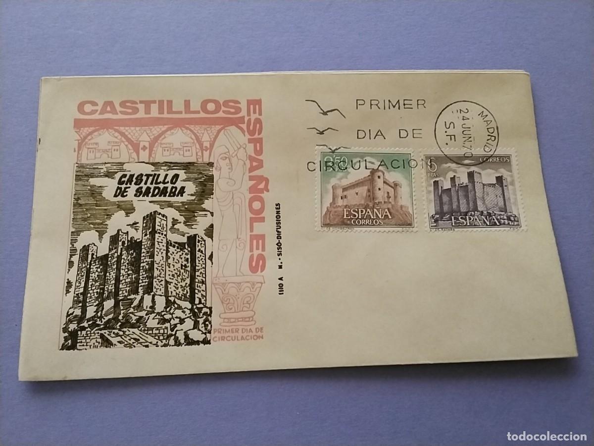 Sellos: Sobres primer dia Espa&ntilde;a Castillos