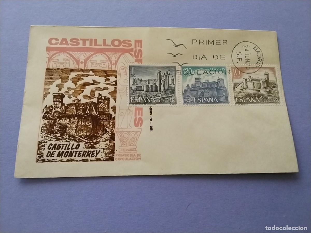 Sellos: Sobres primer dia Espa&ntilde;a Castillos