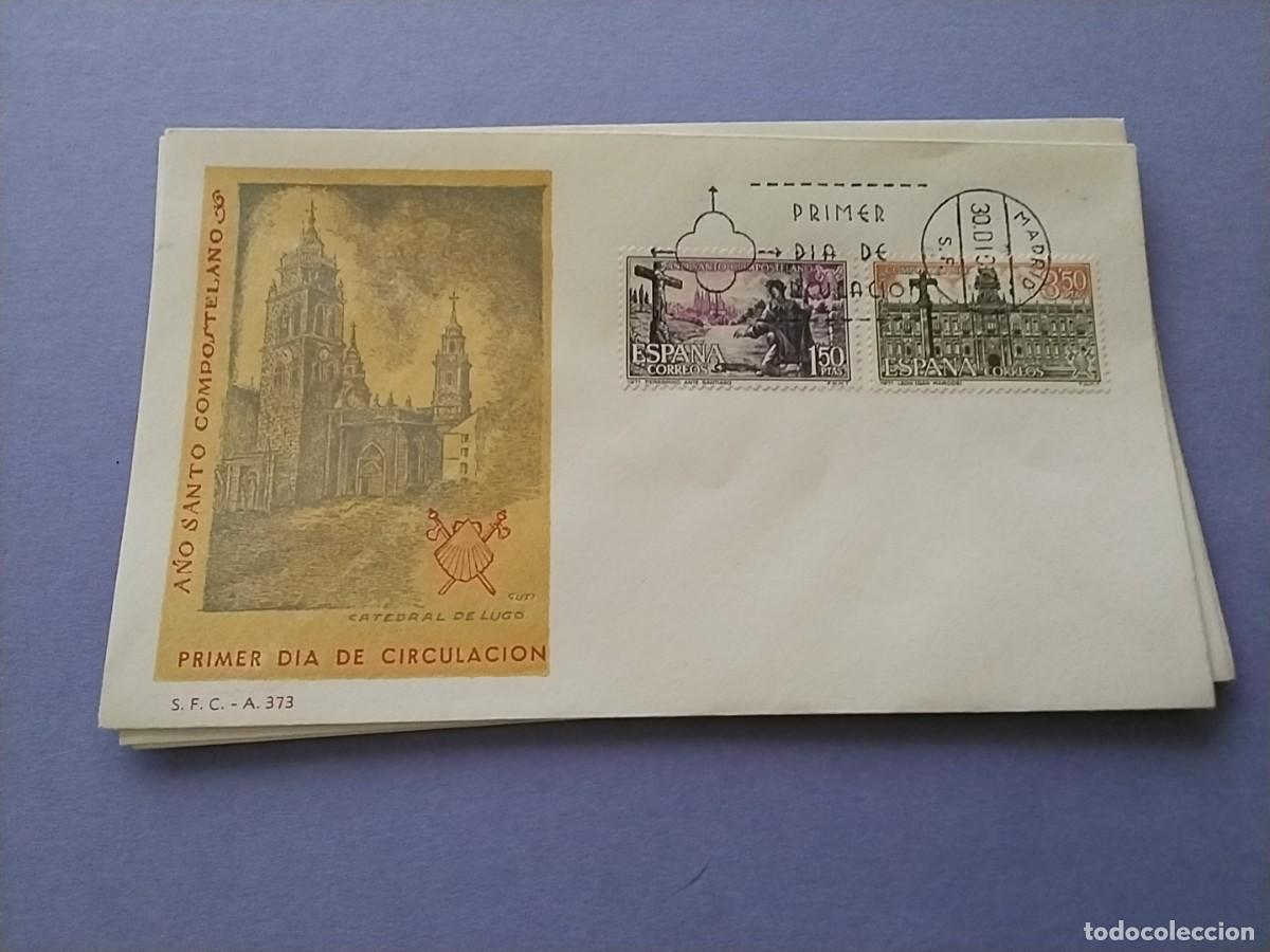 Sellos: Sobres primer dia Espa&ntilde;a A&ntilde;o Santo