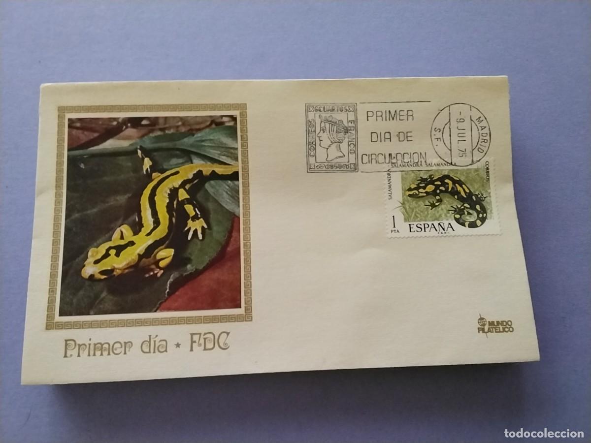 Sellos: Sobres primer dia Espa&ntilde;a Flora y Fauna