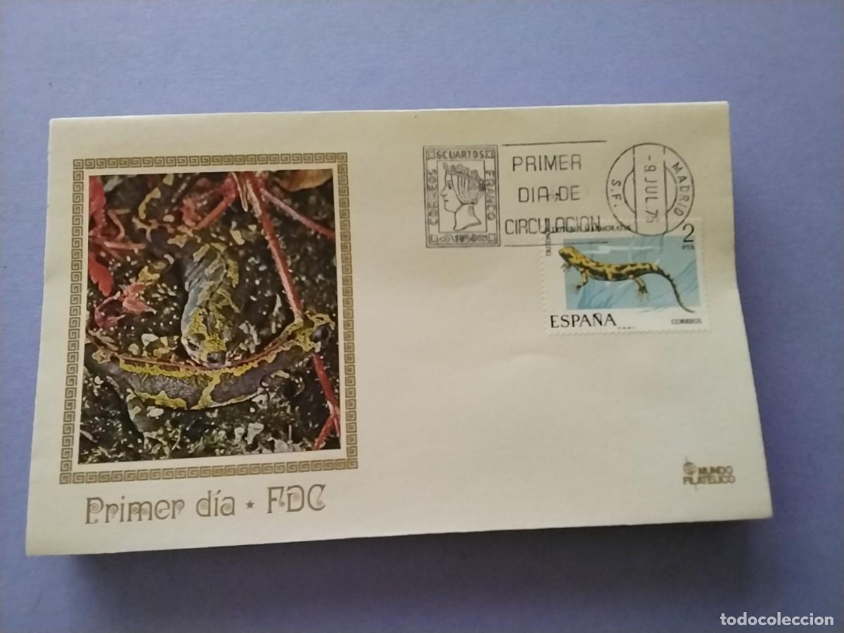 Sellos: Sobres primer dia Espa&ntilde;a Flora y Fauna