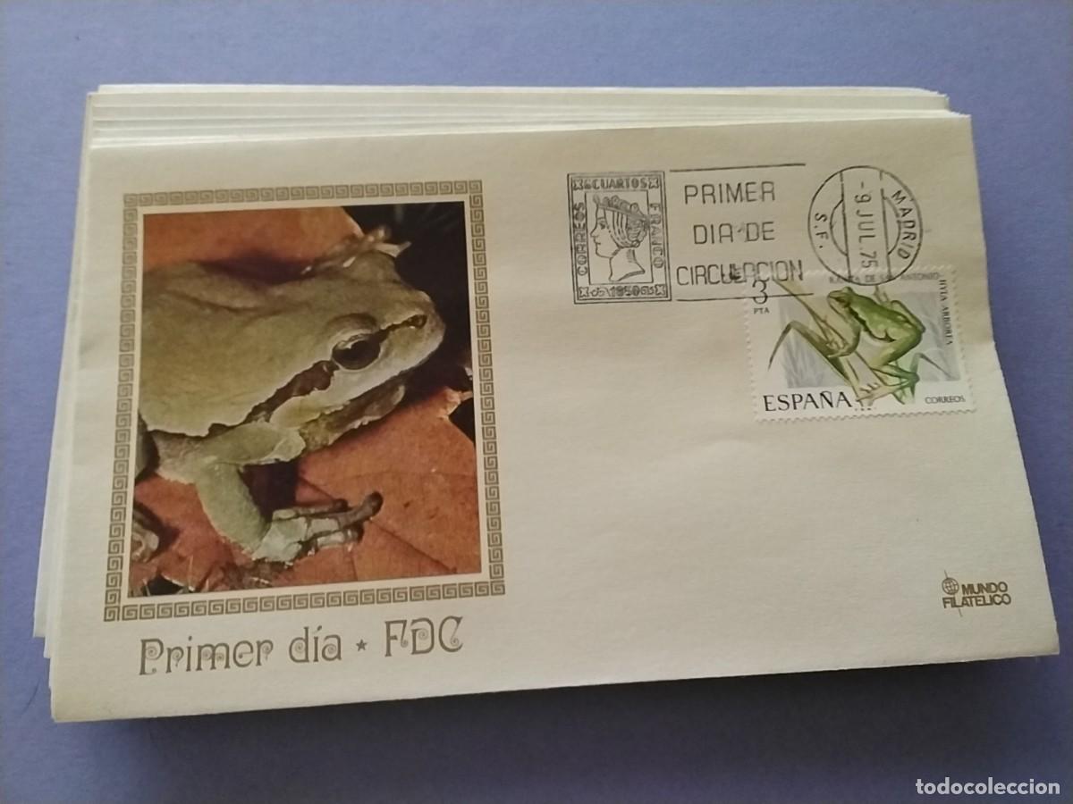 Sellos: Sobres primer dia Espa&ntilde;a Flora y Fauna