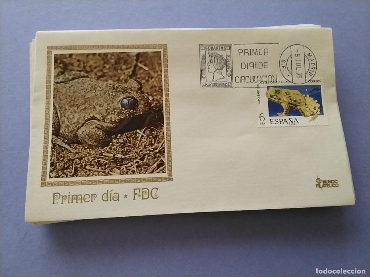 Sellos: Sobres primer dia Espa&ntilde;a Flora y Fauna