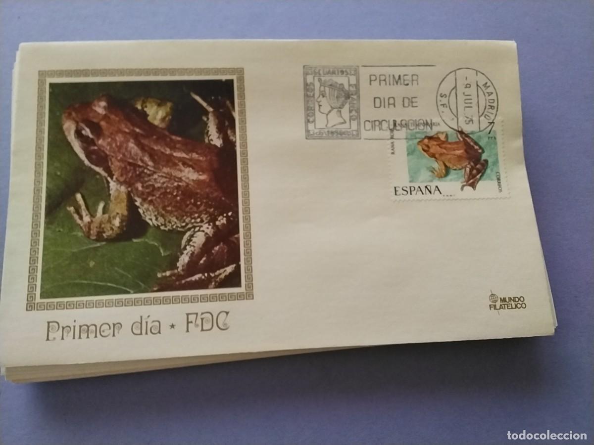 Sellos: Sobres primer dia Espa&ntilde;a Flora y Fauna