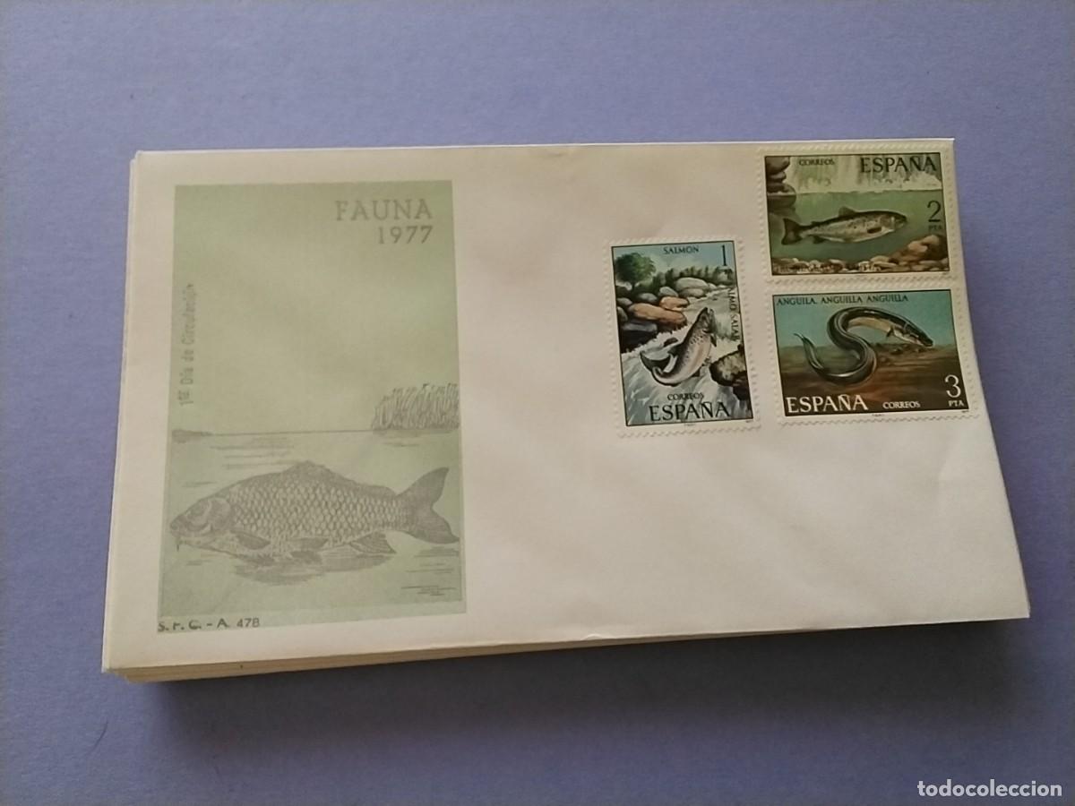Sellos: Sobres primer dia Espa&ntilde;a Flora y Fauna