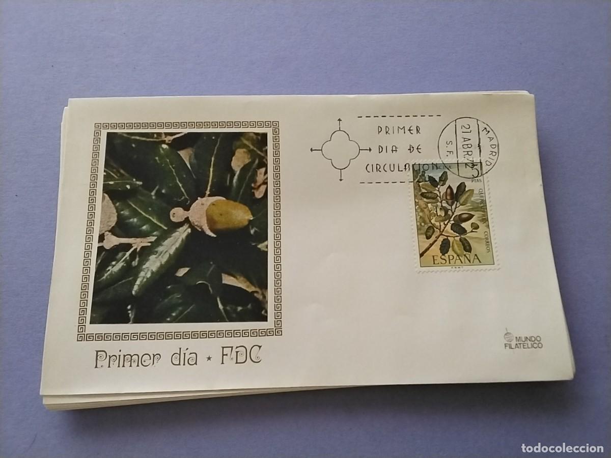 Sellos: Sobres primer dia Espa&ntilde;a Flora y Fauna