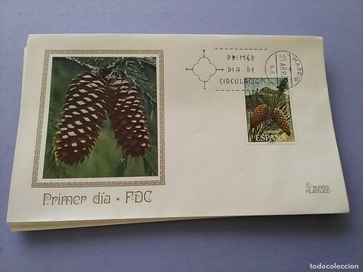 Sellos: Sobres primer dia Espa&ntilde;a Flora y Fauna