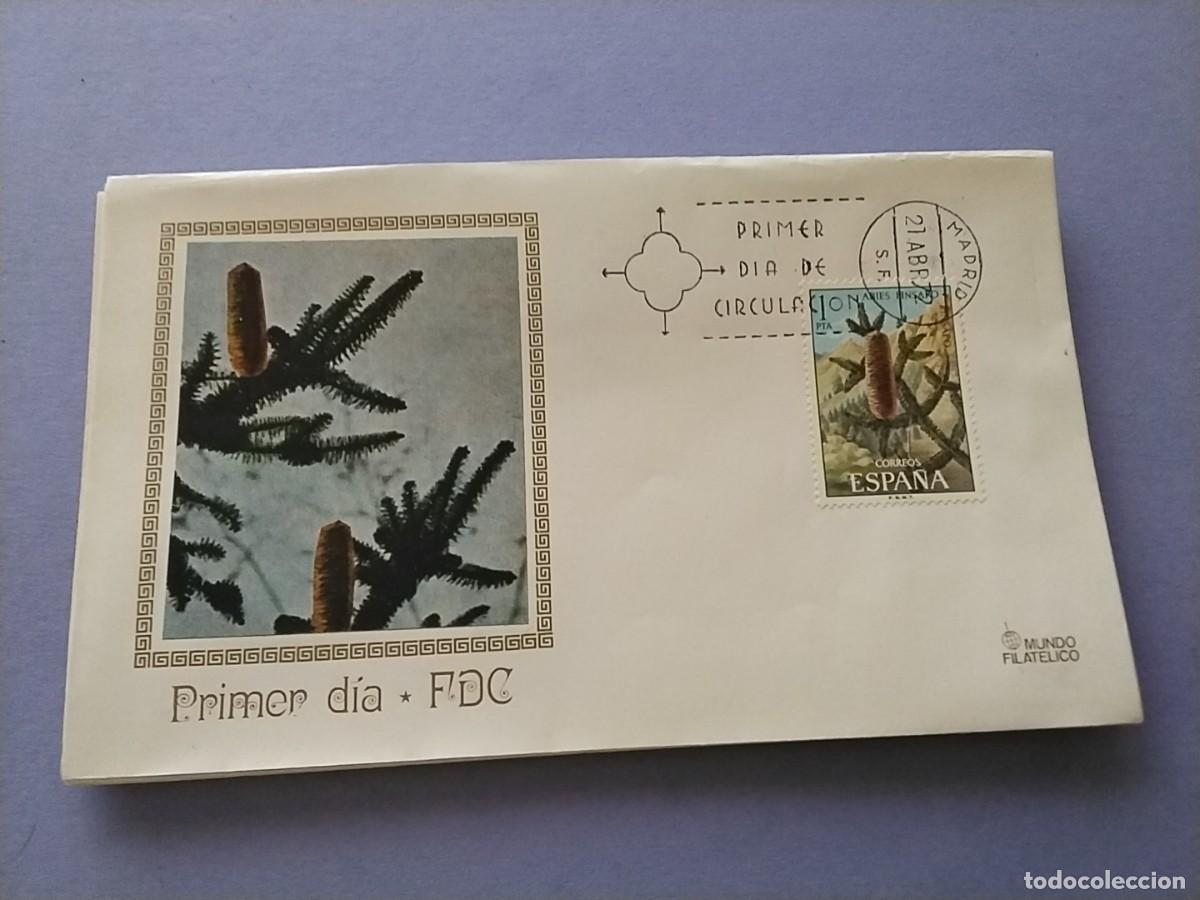 Sellos: Sobres primer dia Espa&ntilde;a Flora y Fauna