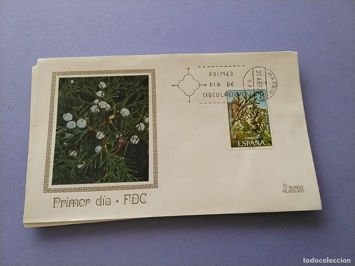 Sellos: Sobres primer dia Espa&ntilde;a Flora y Fauna