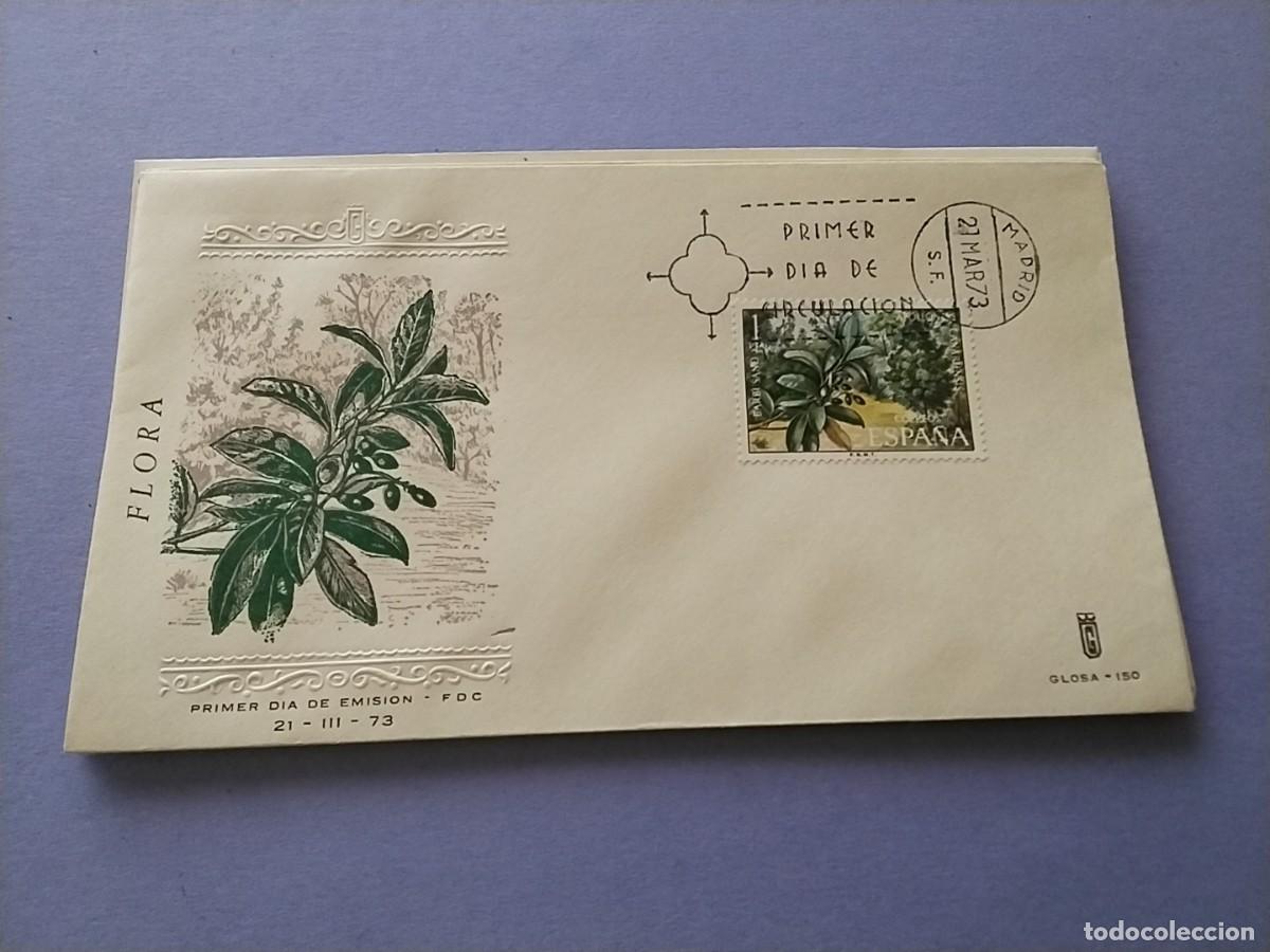 Sellos: Sobres primer dia Espa&ntilde;a Flora y Fauna