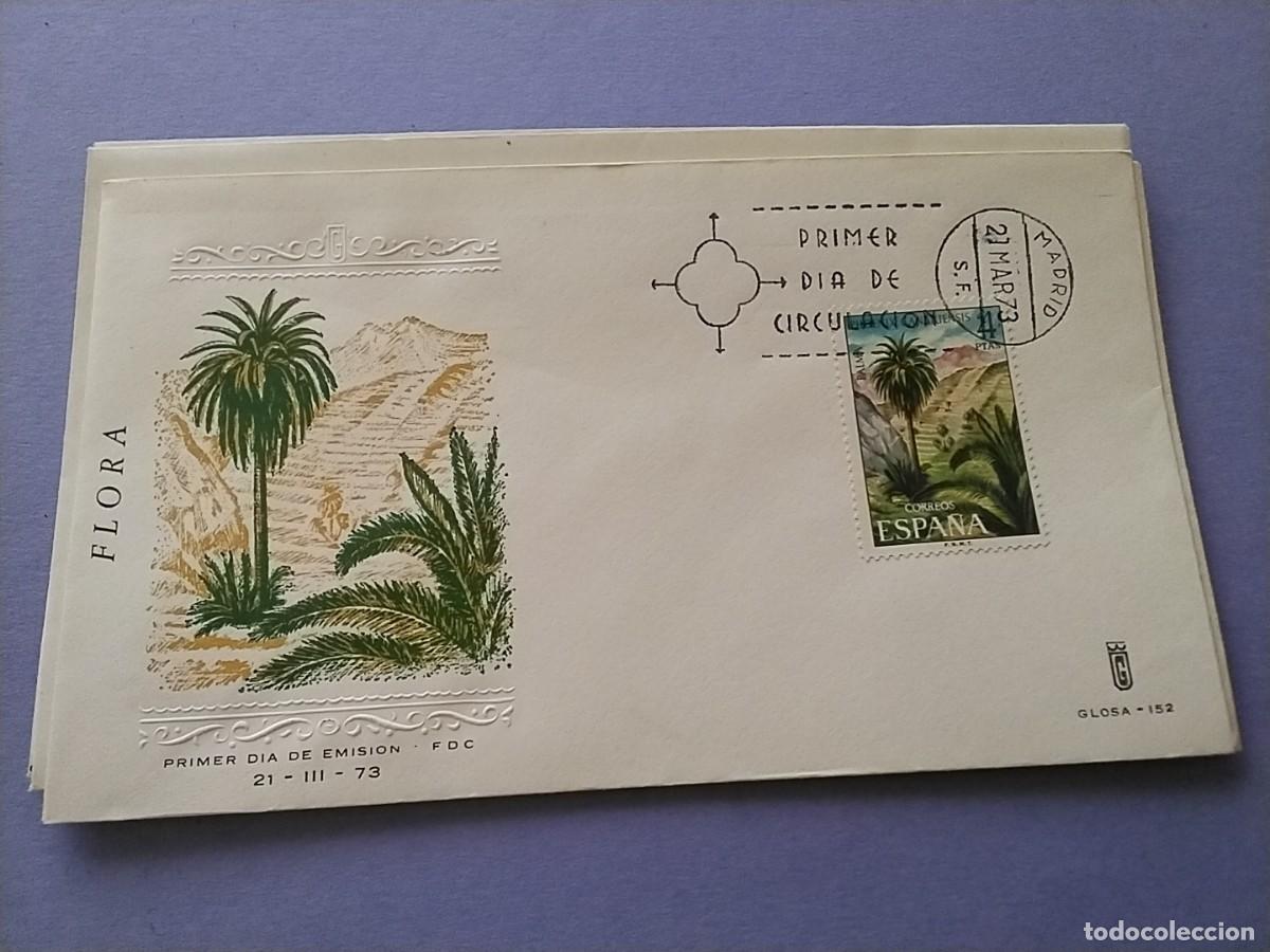 Sellos: Sobres primer dia Espa&ntilde;a Flora y Fauna
