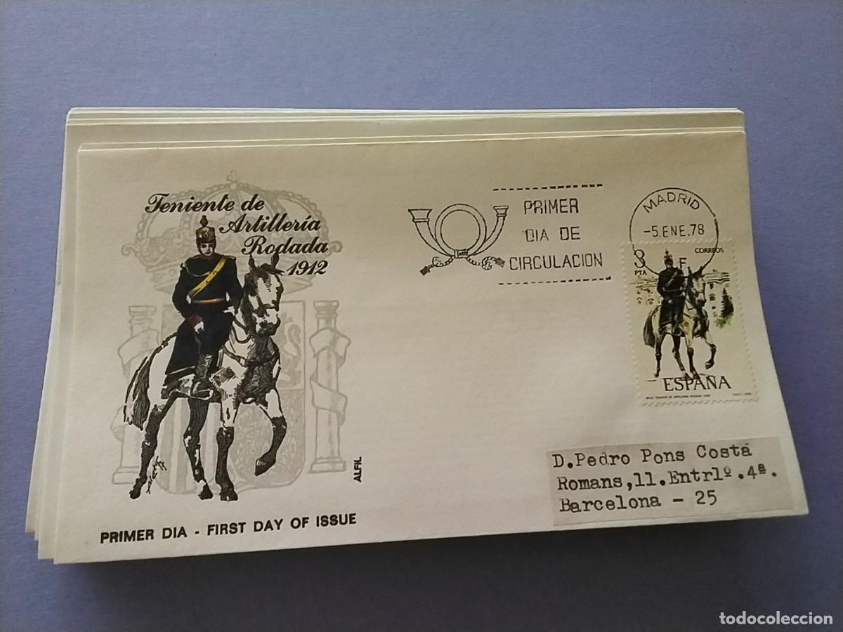 Selos: Sobres primer dia Espa&ntilde;a Uniformes