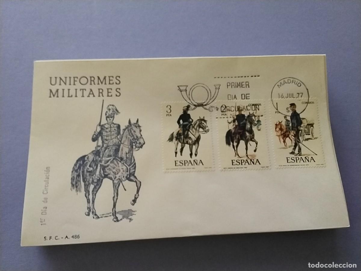 Briefmarken: Sobres primer dia Espa&ntilde;a Uniformes
