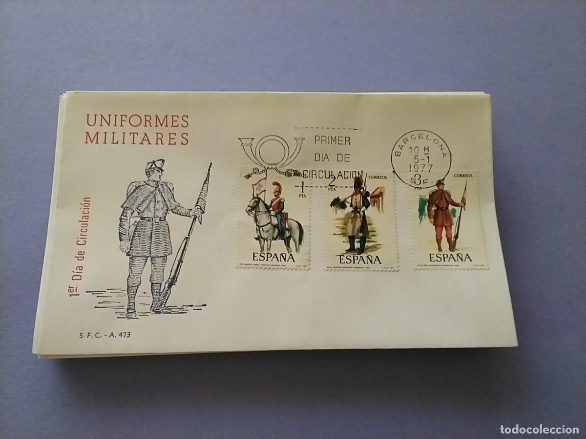 Briefmarken: Sobres primer dia Espa&ntilde;a Uniformes
