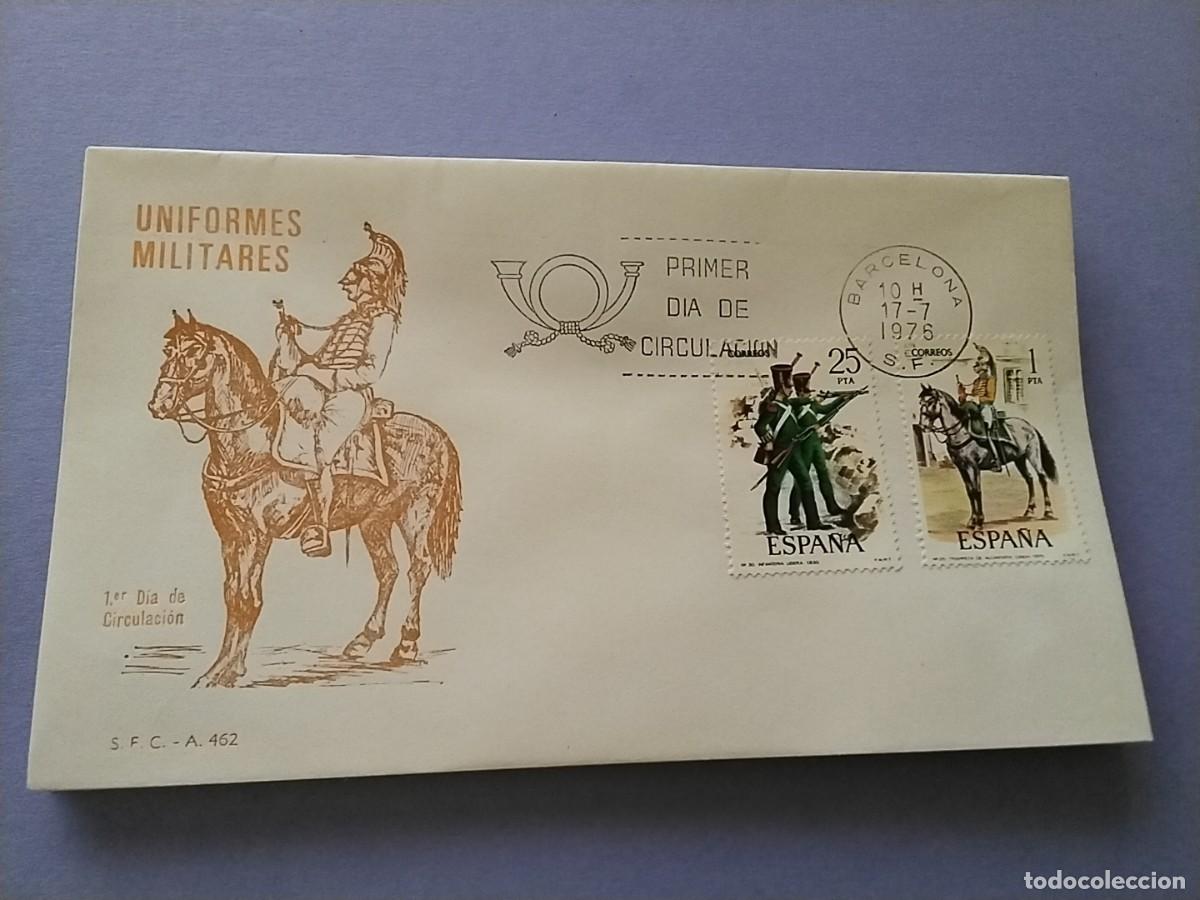 Sellos: Sobres primer dia Espa&ntilde;a Uniformes