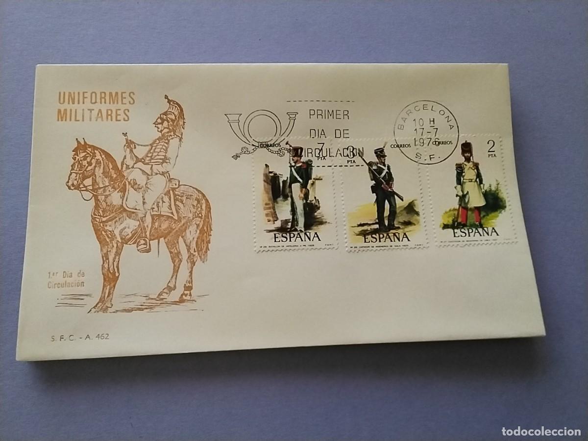 Sellos: Sobres primer dia Espa&ntilde;a Uniformes