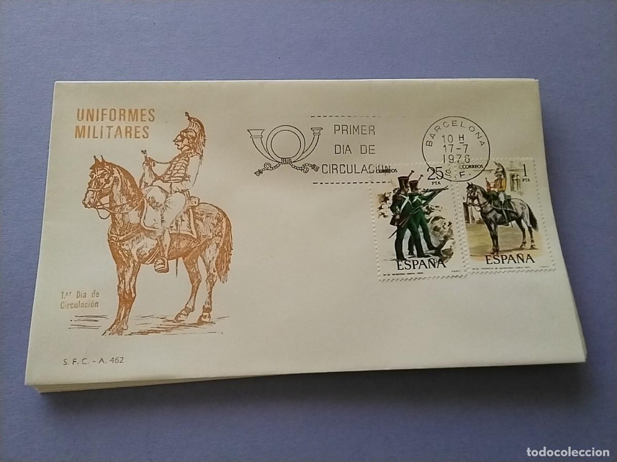 Sellos: Sobres primer dia Espa&ntilde;a Uniformes