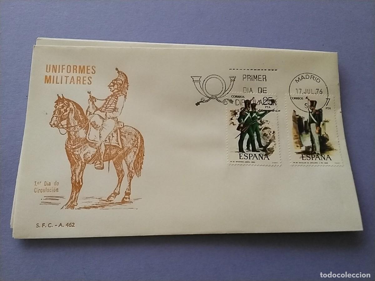Sellos: Sobres primer dia Espa&ntilde;a Uniformes