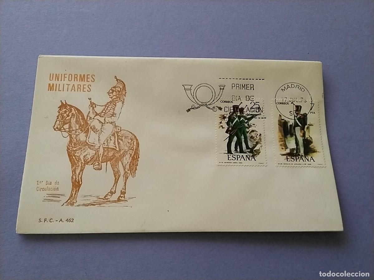 Sellos: Sobres primer dia Espa&ntilde;a Uniformes