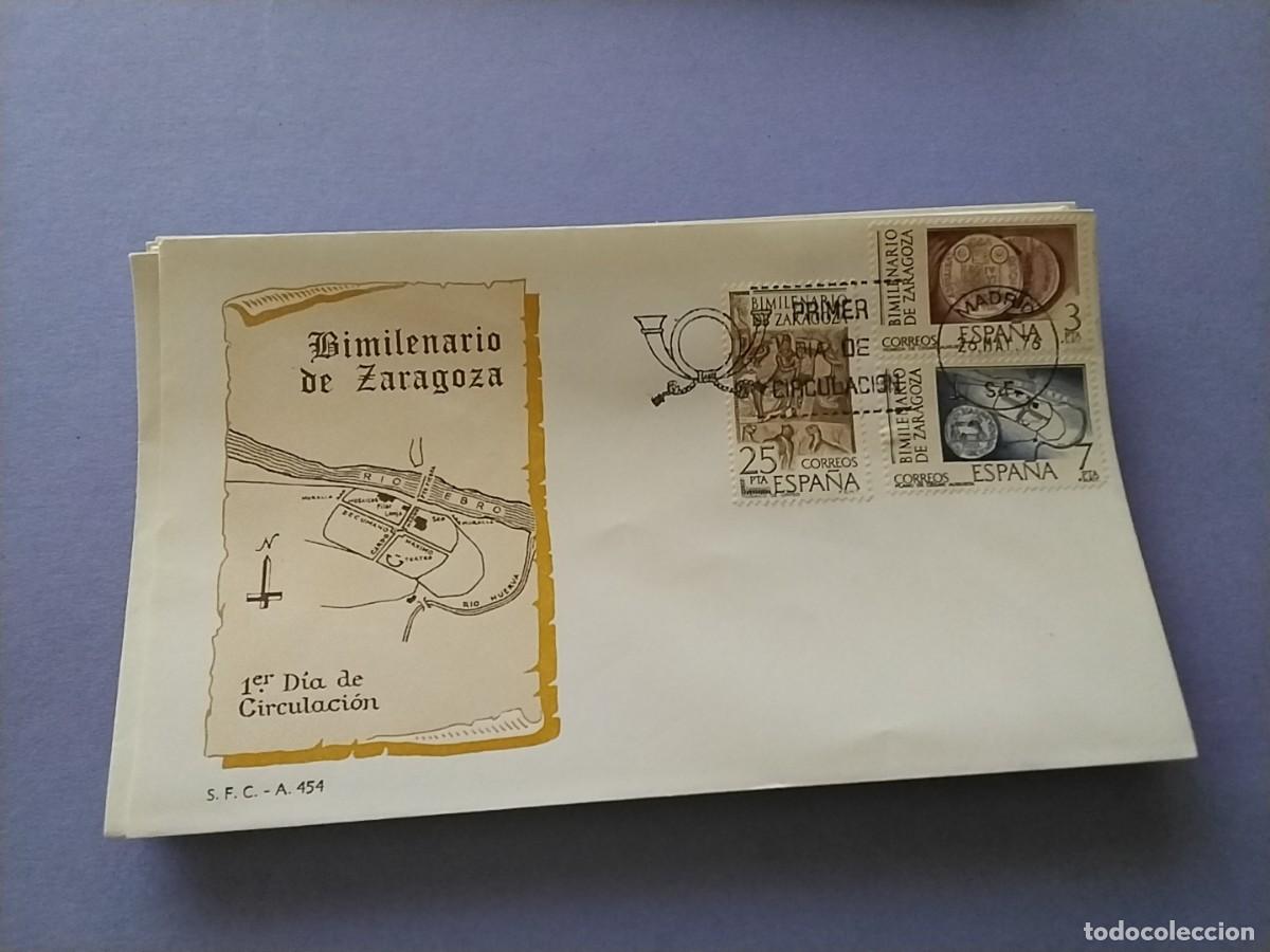 Sellos: Sobres primer dia Espa&ntilde;a Bimilenarios