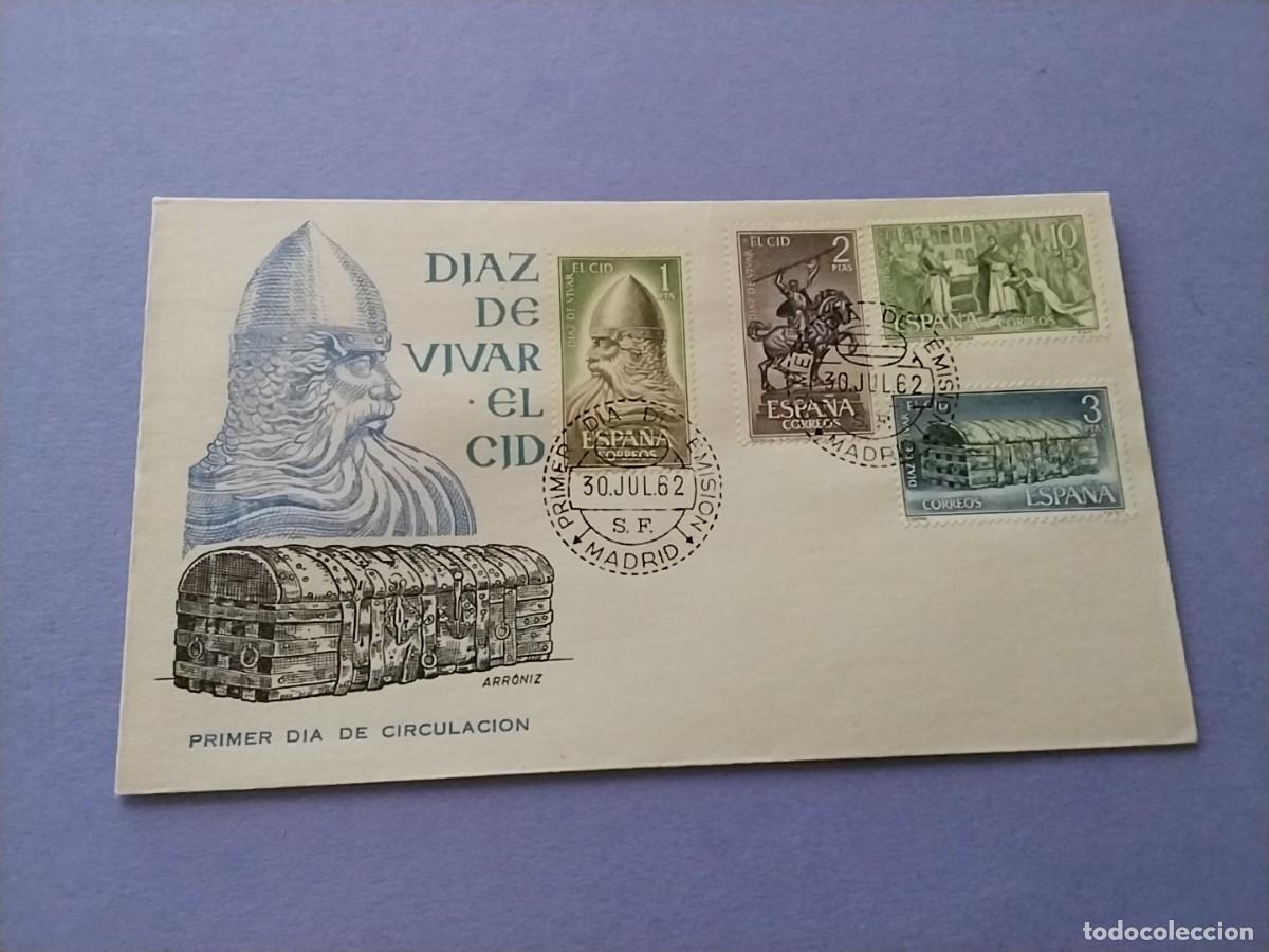 Sellos: Sobres primer dia Espa&ntilde;a El Cid