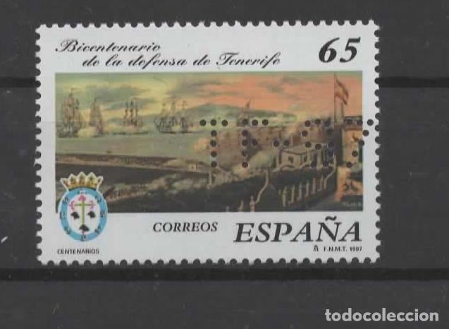 Sellos: CANARIAS TENERIFE SELLO PERFORADO PERFIN TF-97