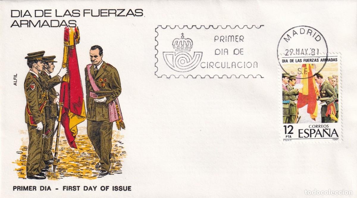 Stamps: SPD Madrid 1984 en Alfil - D&iacute;a de las Fuerzas Armadas D. Juan Carlos I renovando juramento a bandera