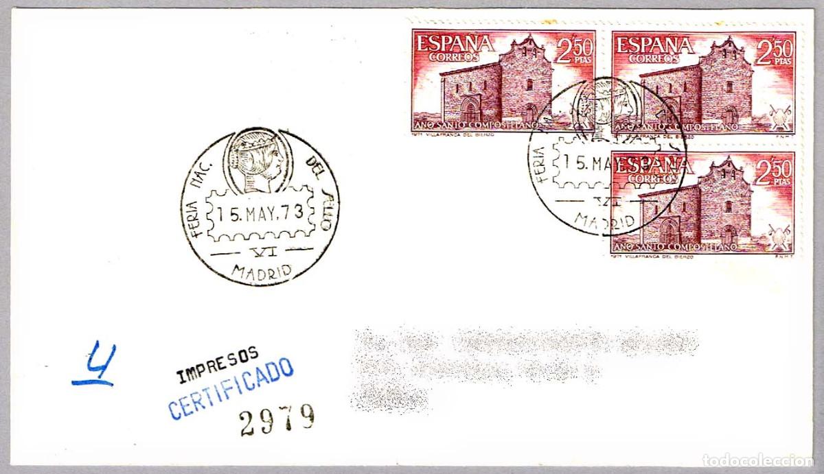 Sellos: Matasellos FERIA NACIONAL DEL SELLO. Madrid 1973
