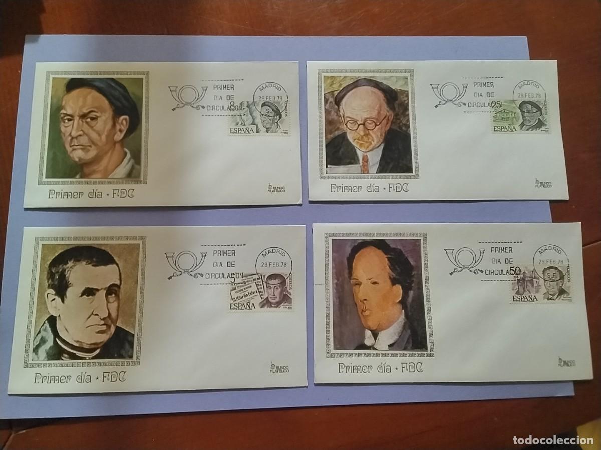 Sellos: Sobres primer dia Espa&ntilde;a Pintores
