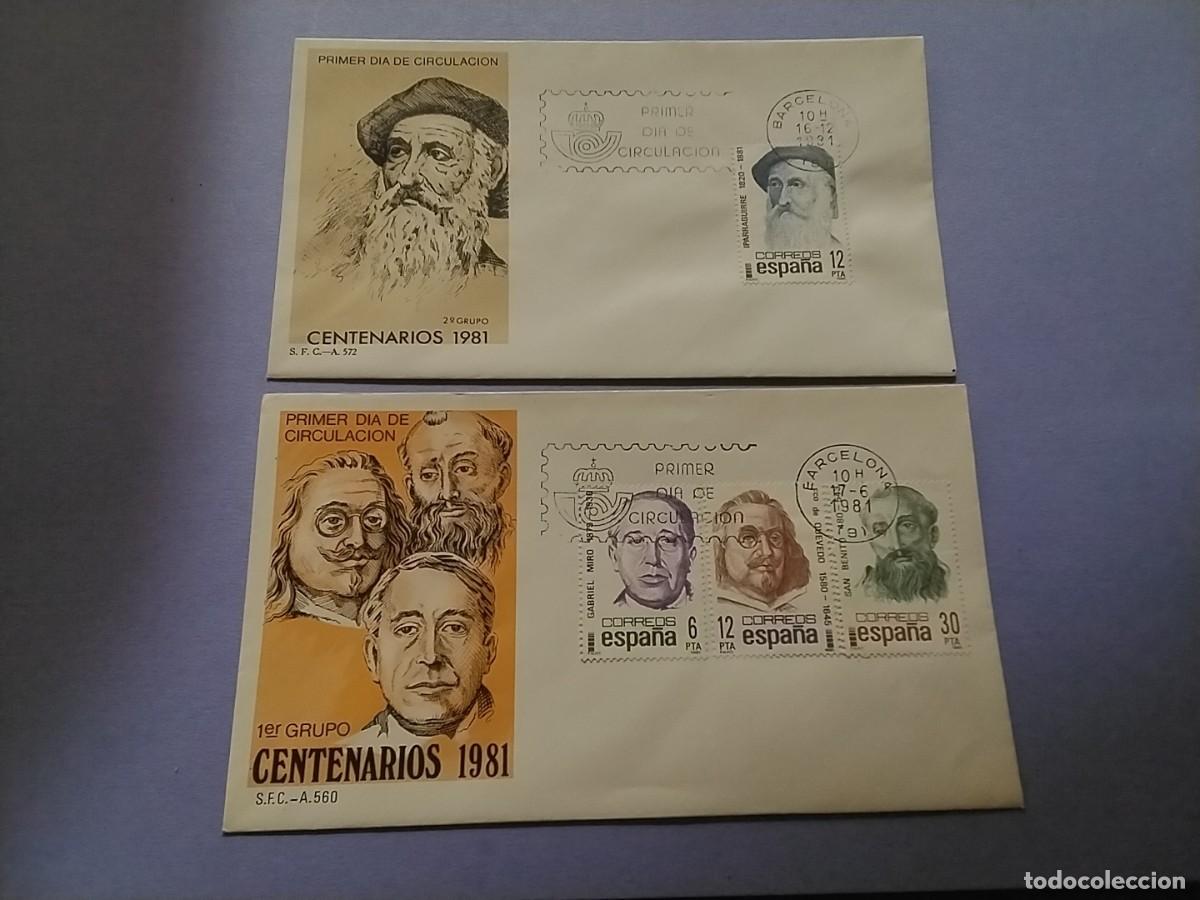 Sellos: Sobres primer dia Espa&ntilde;a Pintores