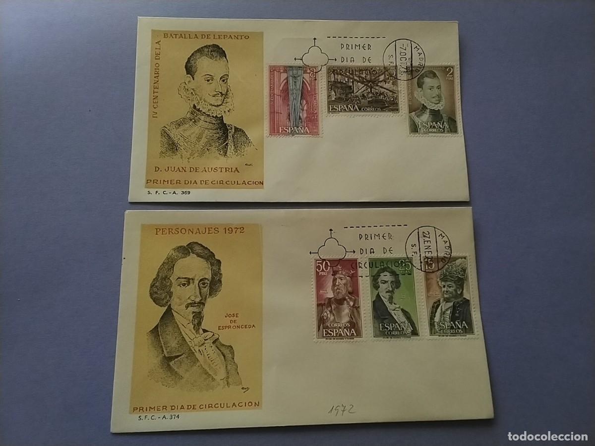 Sellos: Sobres primer dia Espa&ntilde;a variados
