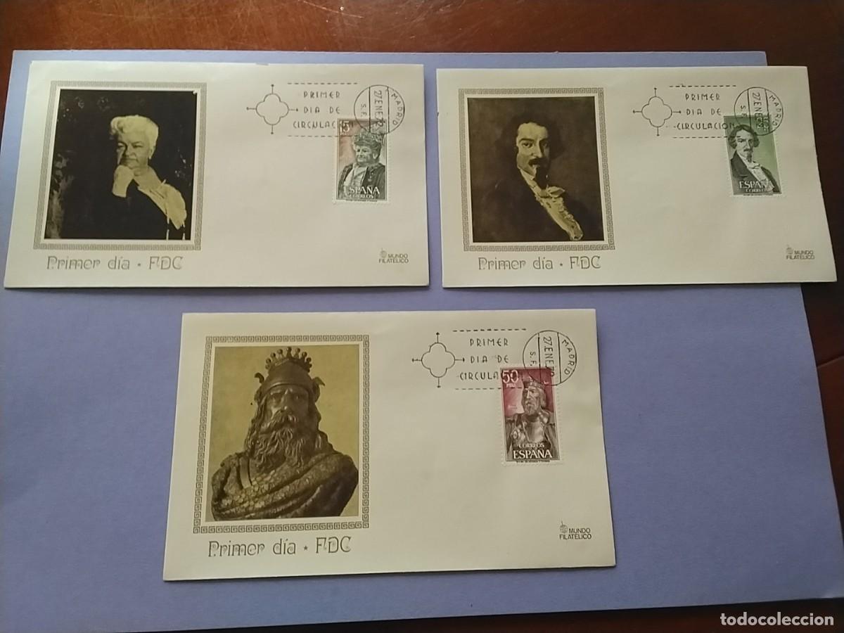 Sellos: Sobres primer dia Espa&ntilde;a variados