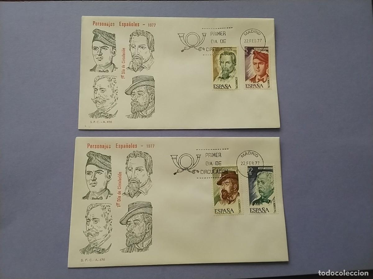 Briefmarken: Sobres primer dia Espa&ntilde;a variados