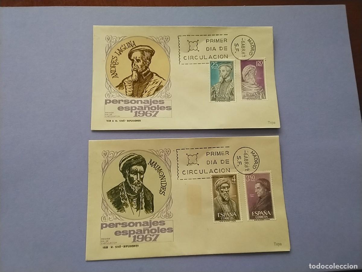 Sellos: Sobres primer dia Espa&ntilde;a variados