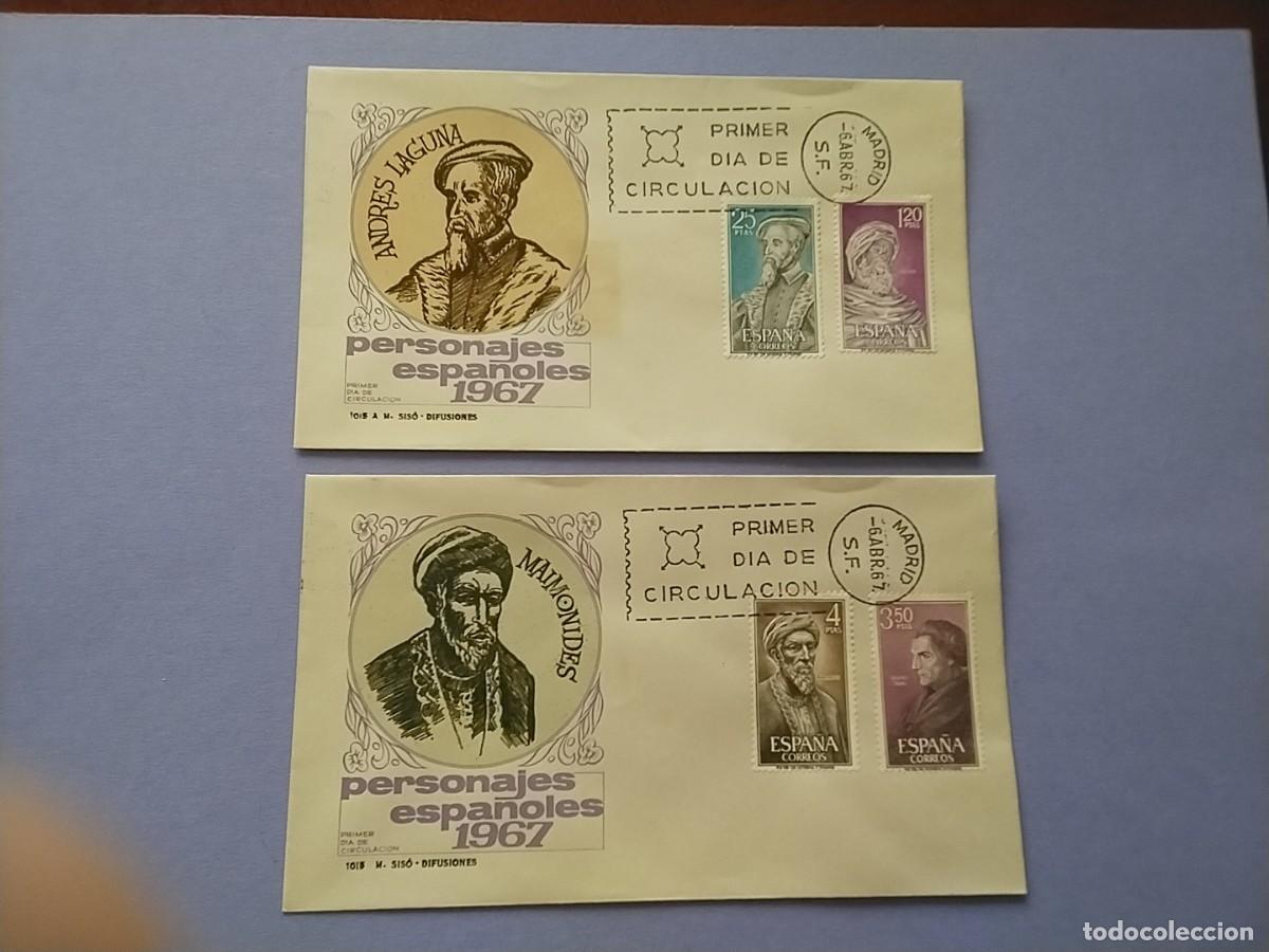 Sellos: Sobres primer dia Espa&ntilde;a variados