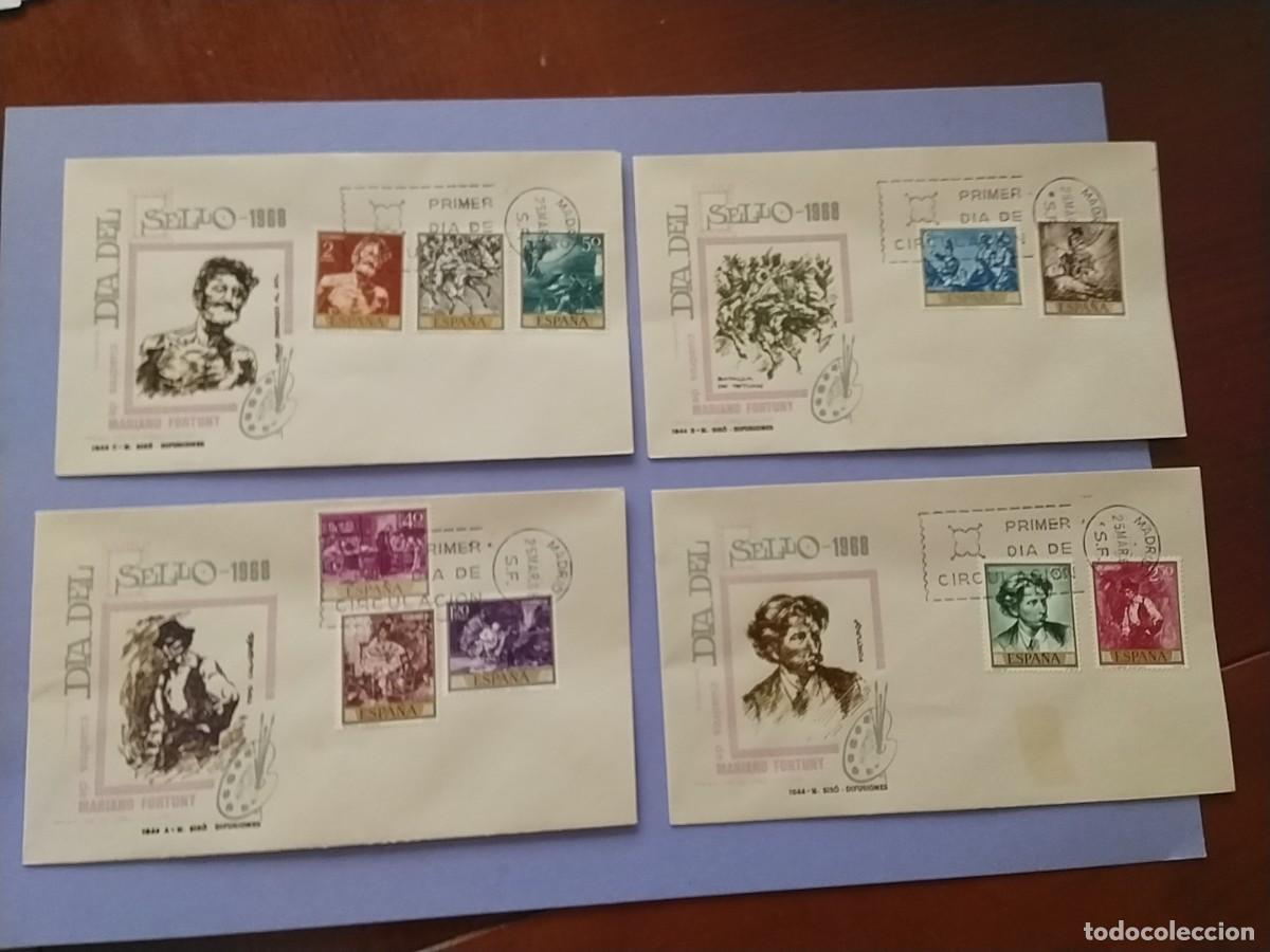 Sellos: Sobres primer dia Espa&ntilde;a variados