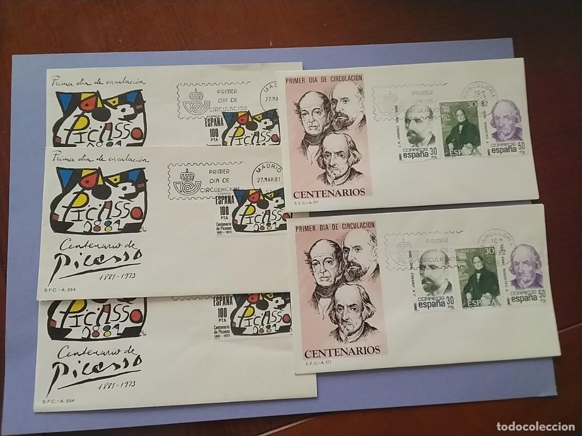 Sellos: Sobres primer dia Espa&ntilde;a variados