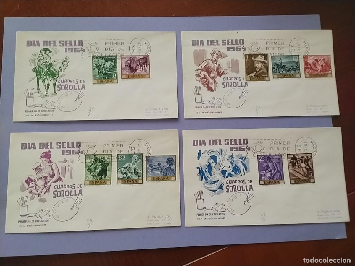 Sellos: Sobres primer dia Espa&ntilde;a variados