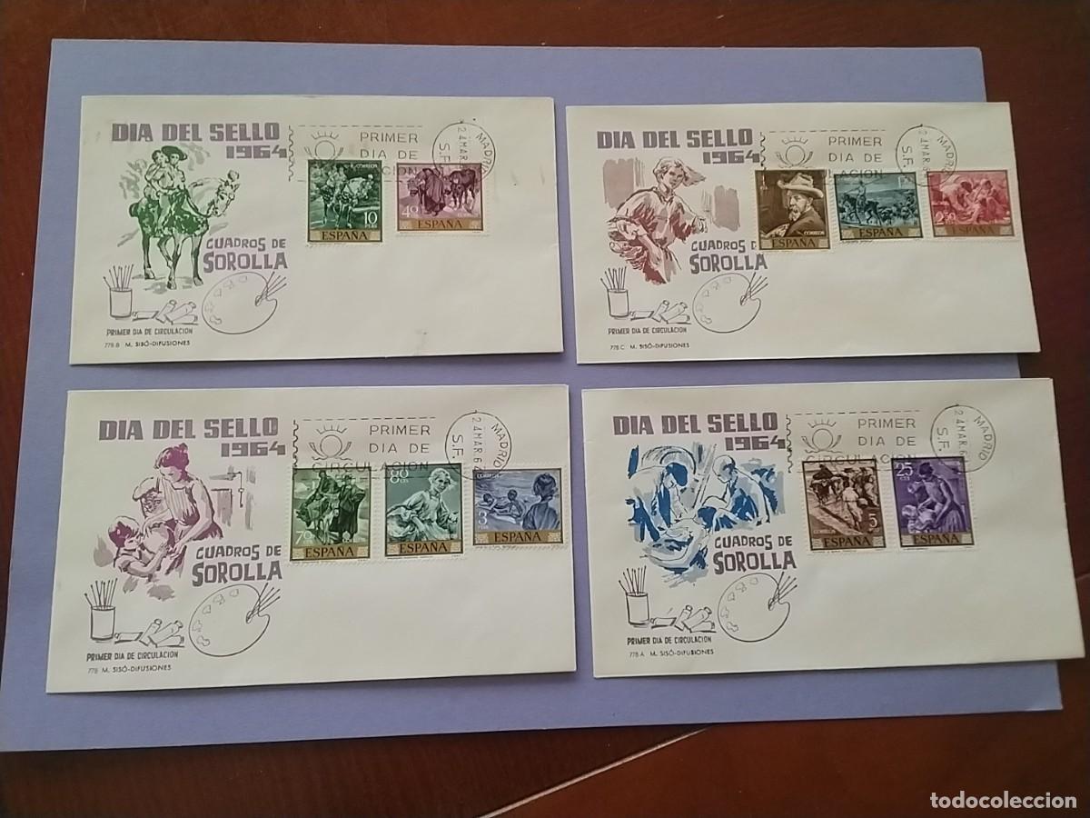 Sellos: Sobres primer dia Espa&ntilde;a variados