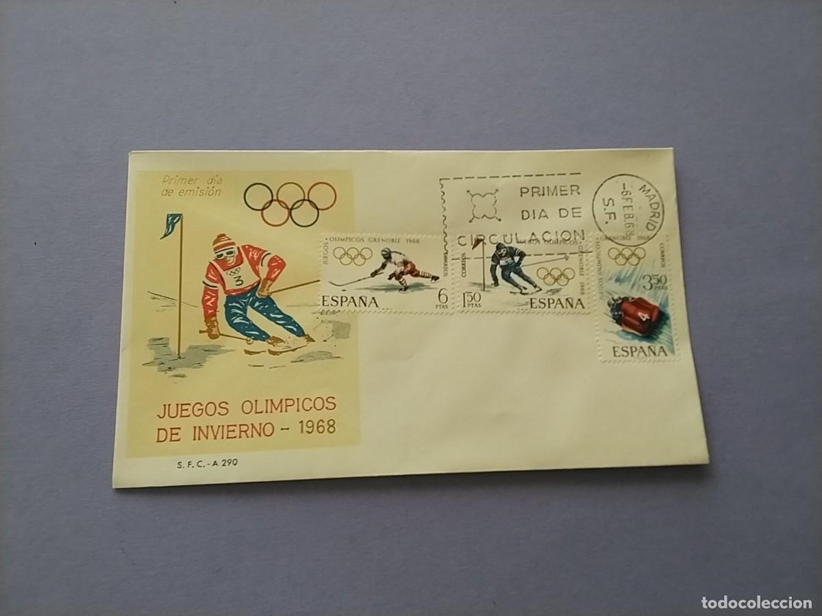 Sellos: Sobres primer dia Espa&ntilde;a deportes