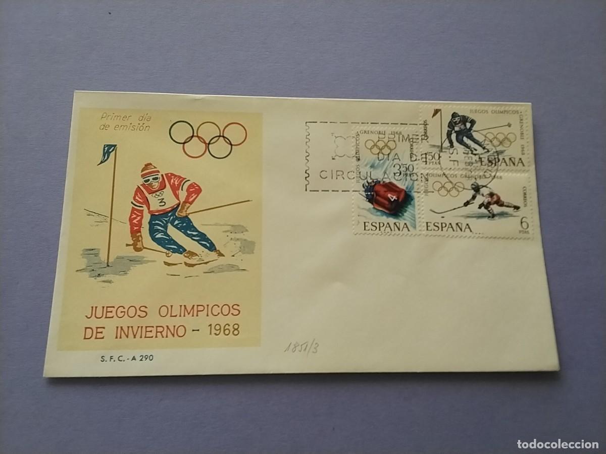 Sellos: Sobres primer dia Espa&ntilde;a deportes