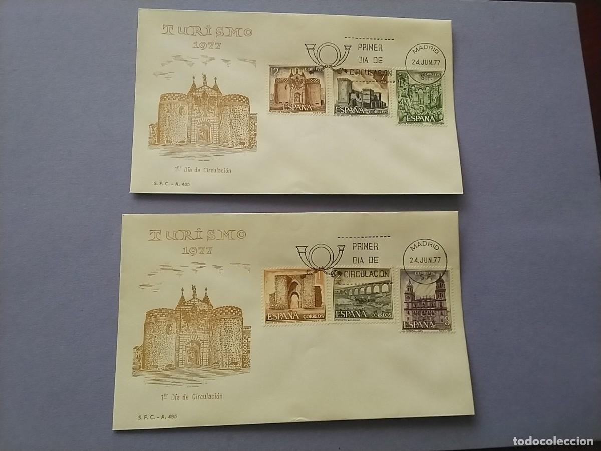 Sellos: Sobres primer dia Espa&ntilde;a Turismo