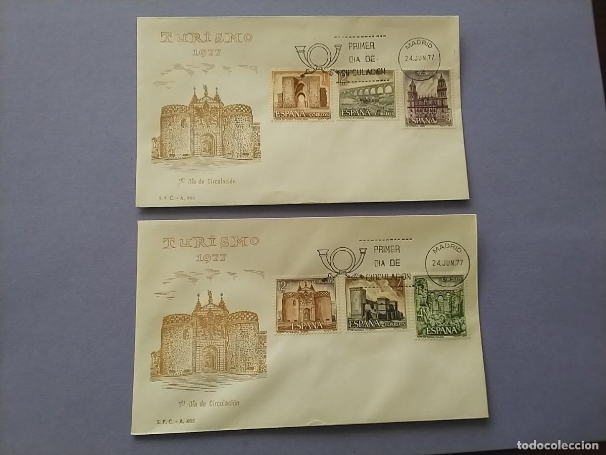 Sellos: Sobres primer dia Espa&ntilde;a Turismo