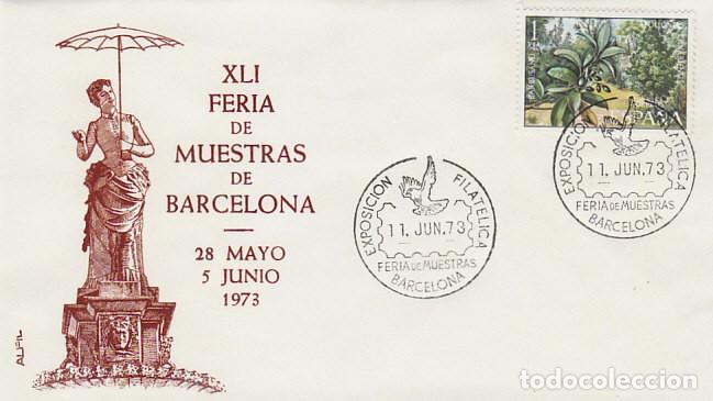 Sellos: A&Ntilde;O 1973, BARCELONA, HOMENAJE A PICASSO PALOMA DE LA PAZ, FERIA DE MUESTRAS DE BARCELONA SOBRE ALFIL