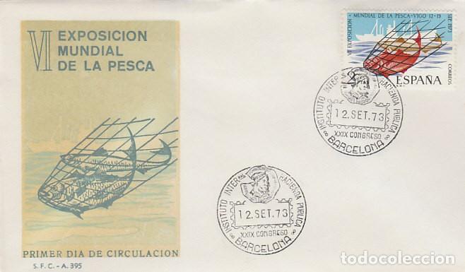 Sellos: A&Ntilde;O 1973,BARCELONA, IINSTITUTO INTERNACIONAL DE LA HACIENDA PUBLICA, MONEDA, SOBRE PRIMER DIA SFC